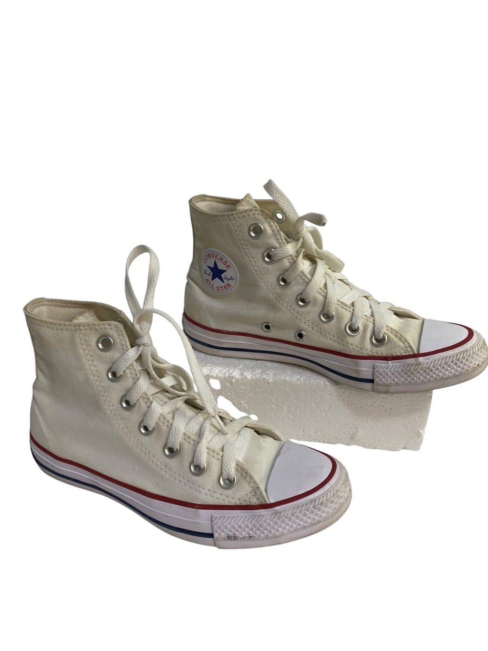 Converse High Top Sneakers White Canvas Classic Chuck Taylor All Star